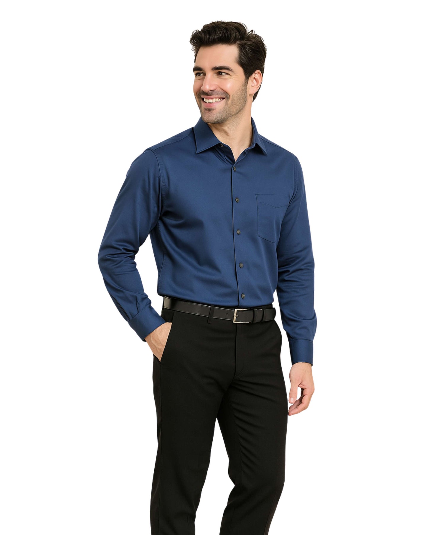 Satin Ease Cotton Shirt