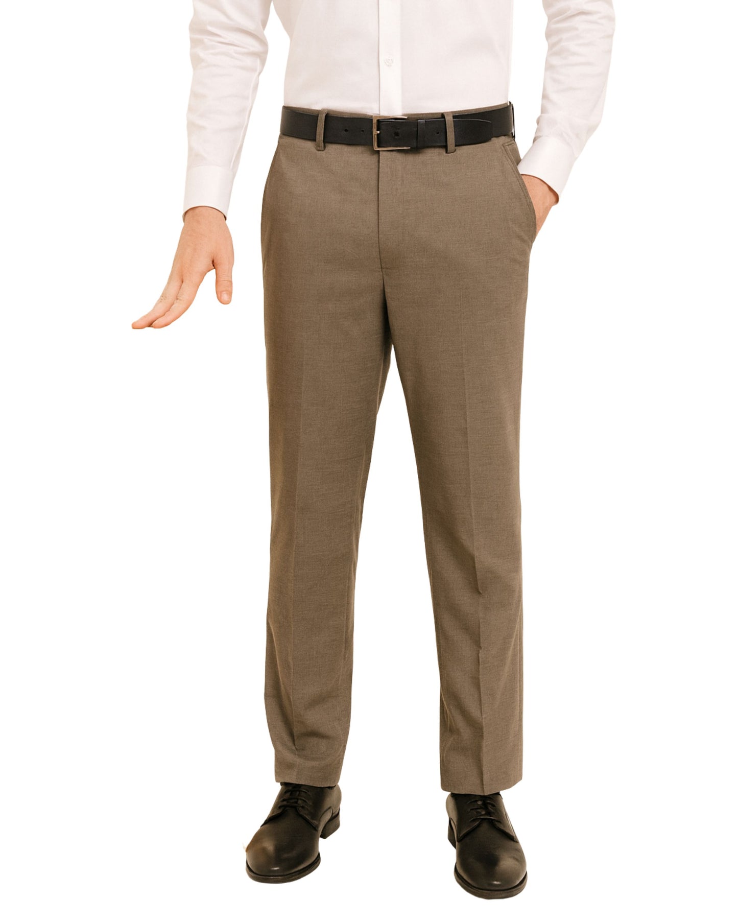 Tailored Trouser - Khaki (Two Way Lycra)