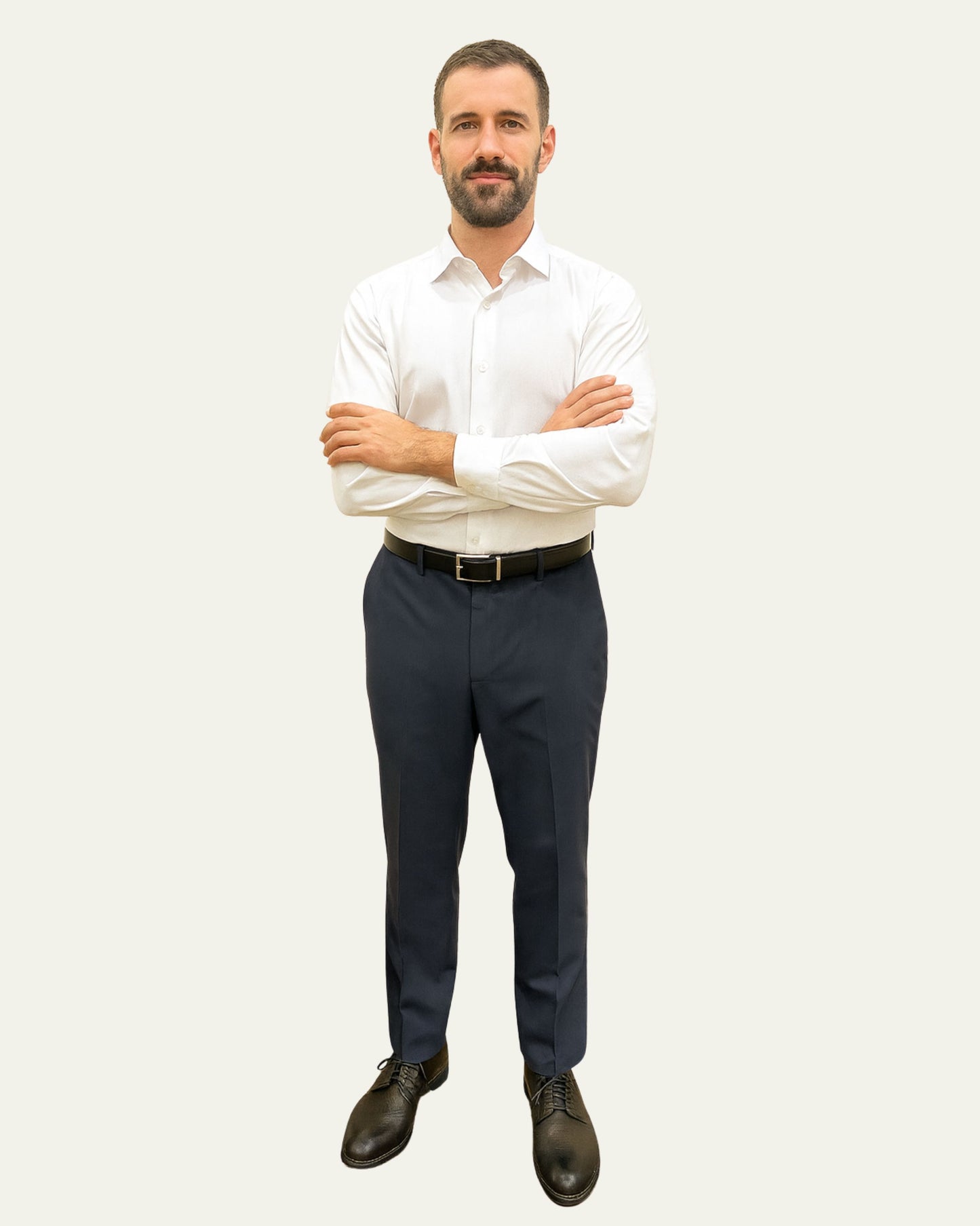 Tailored Trouser - Blue (Two Way Lycra)