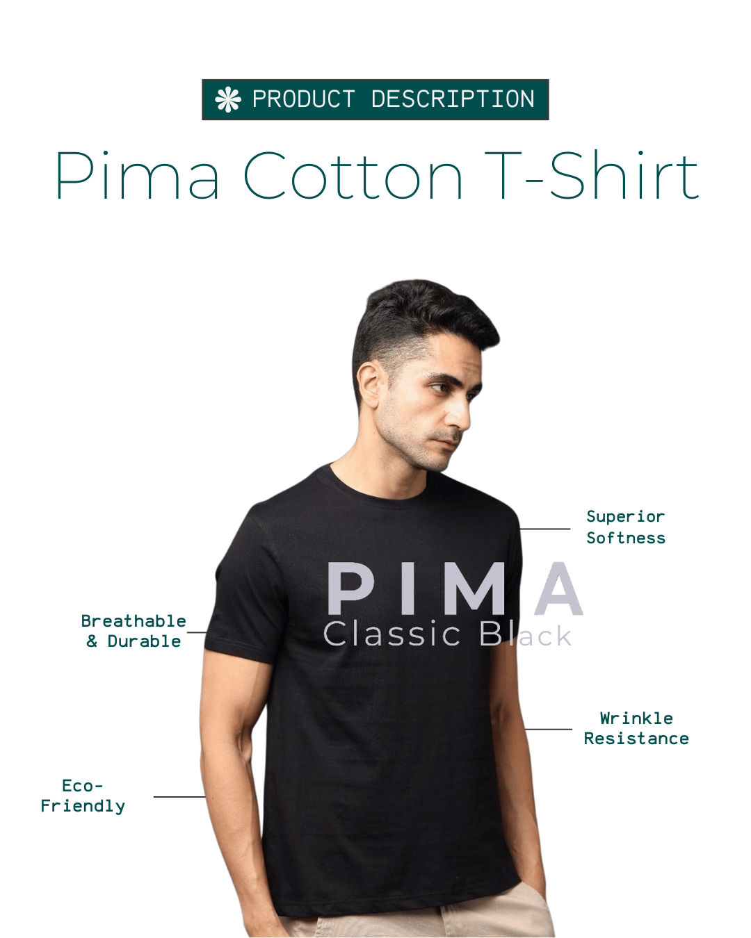 Corcul Men PIMA Cotton T-Shirt