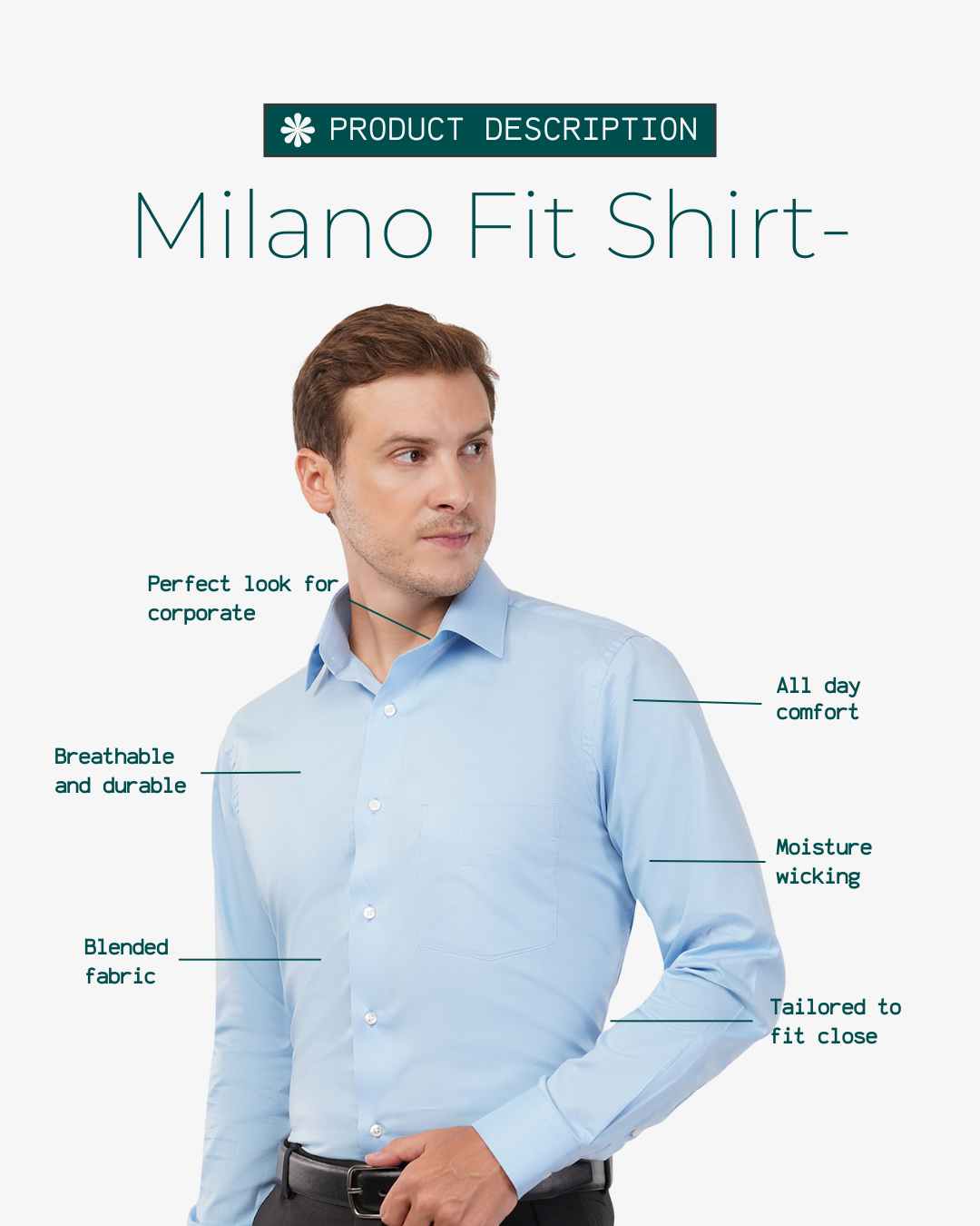 Corcul Men Milano Fit Shirt