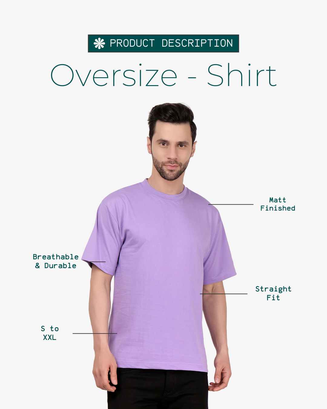 Corcul Men Oversize T-Shirt