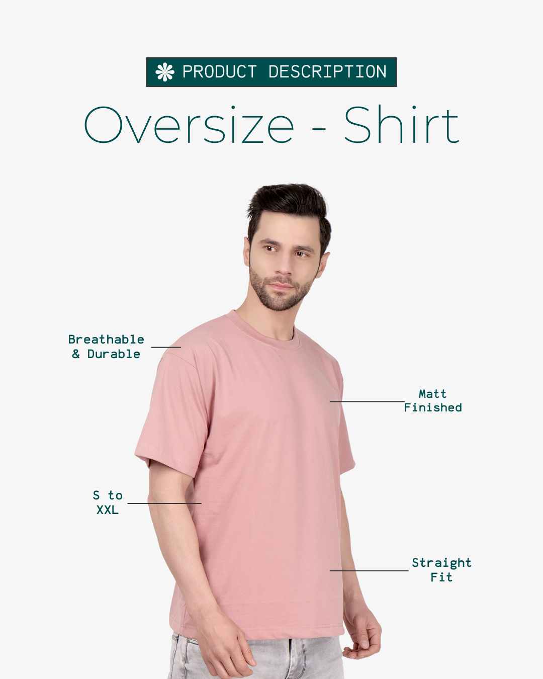 Corcul Men Oversize T-Shirt