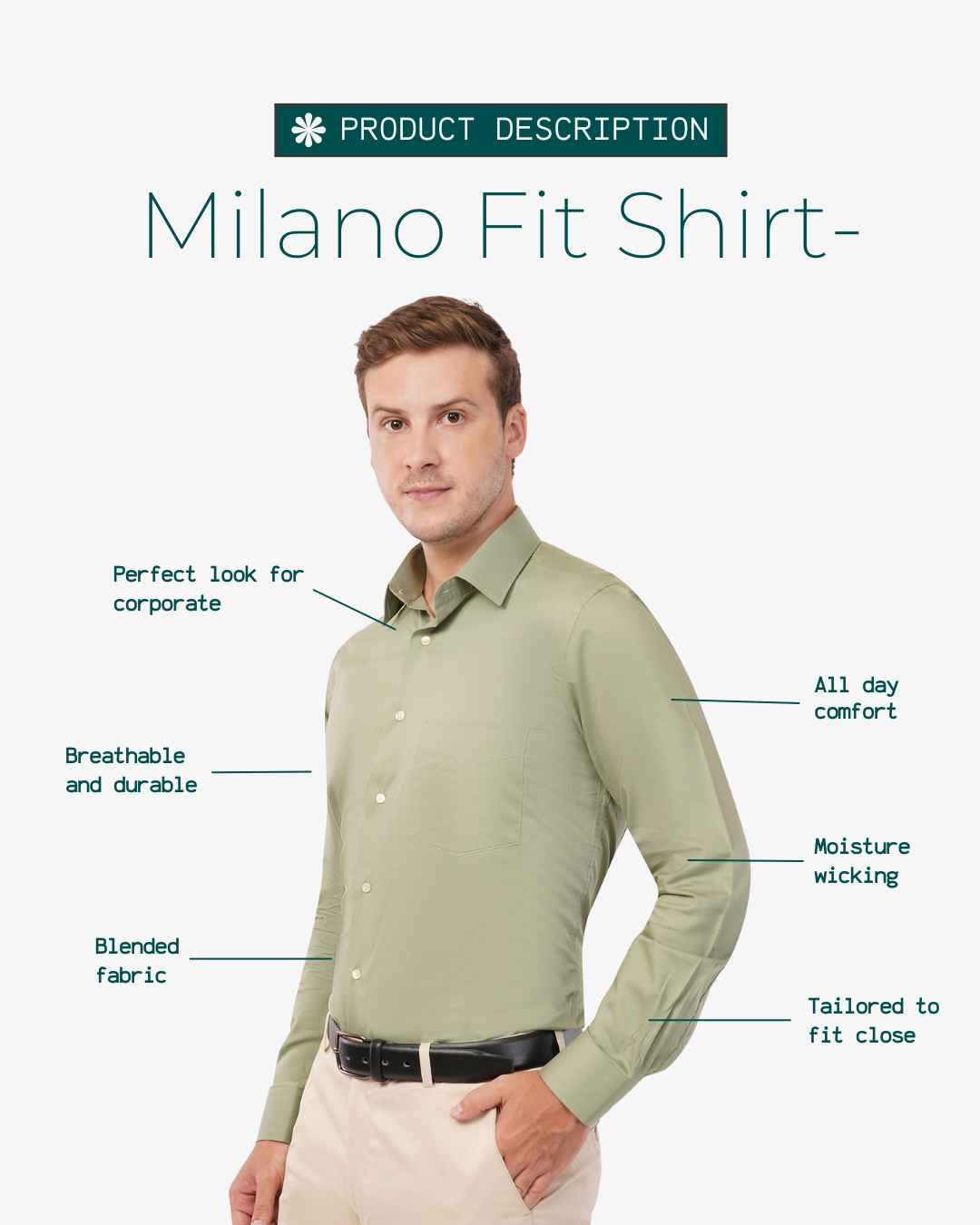Corcul Men Milano Fit Shirt