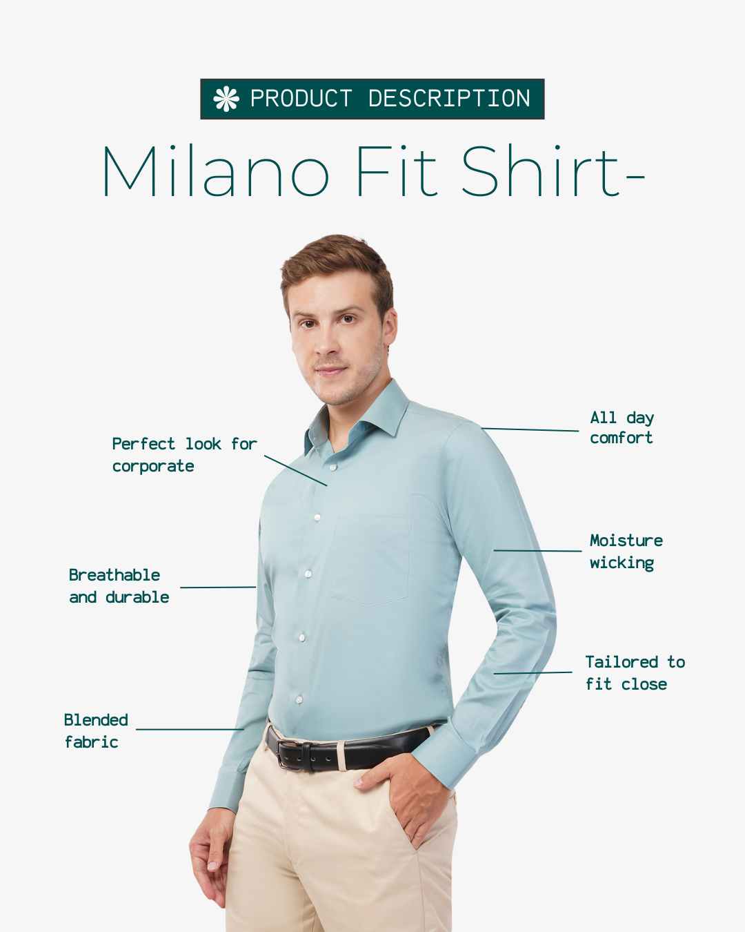 Corcul Men Milano Fit Shirt