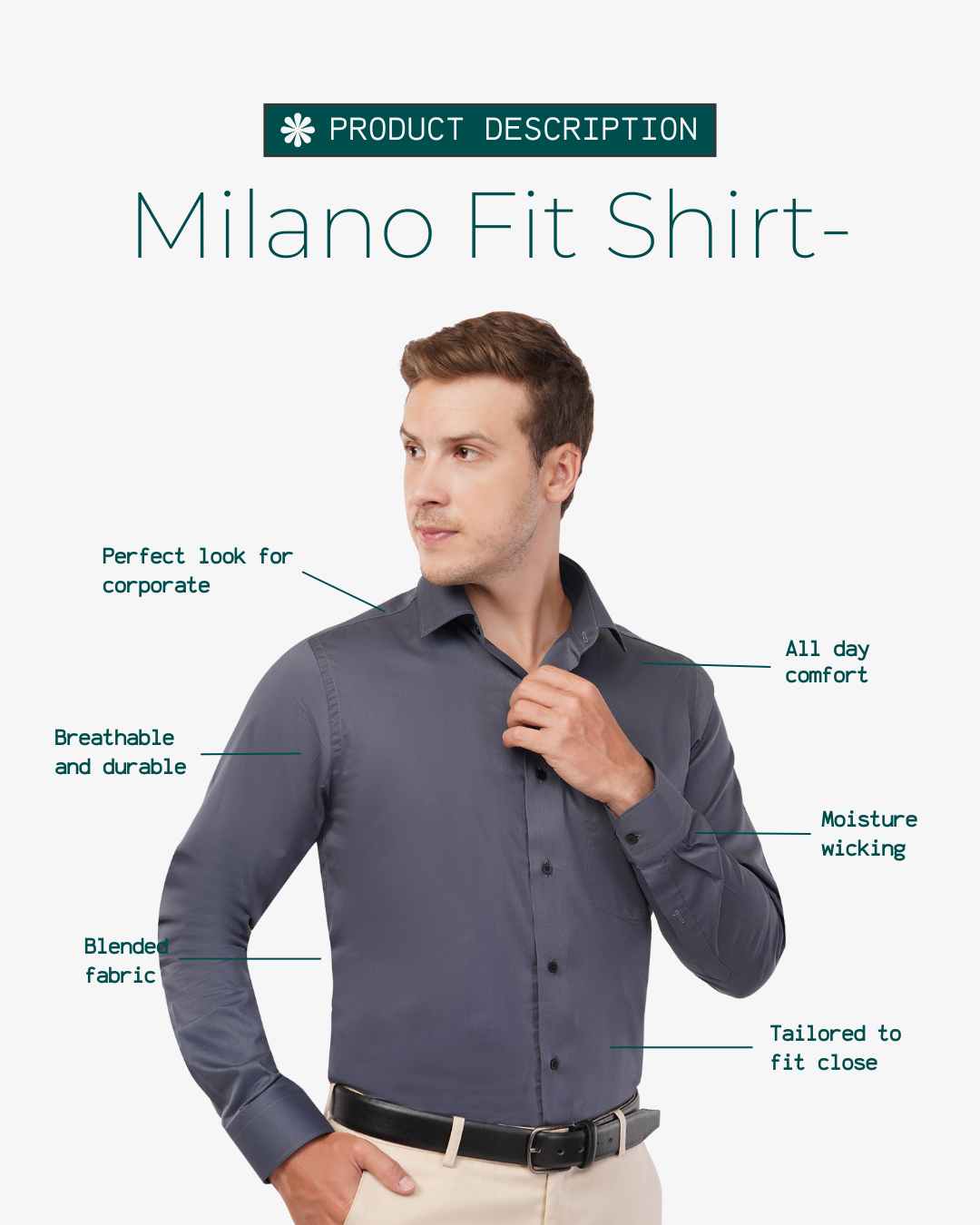 Corcul Men Milano Fit Shirt