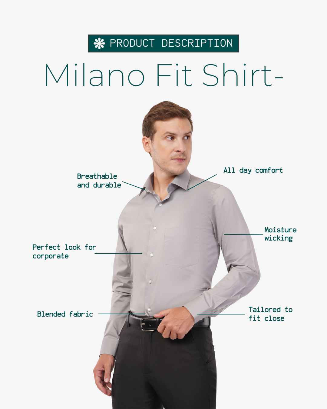 Corcul Men Milano Fit Shirt