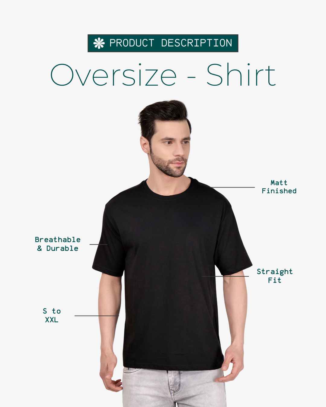 Corcul Men Oversize T-Shirt