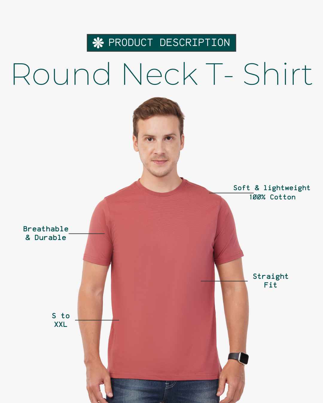 Men Round Neck T-Shirt