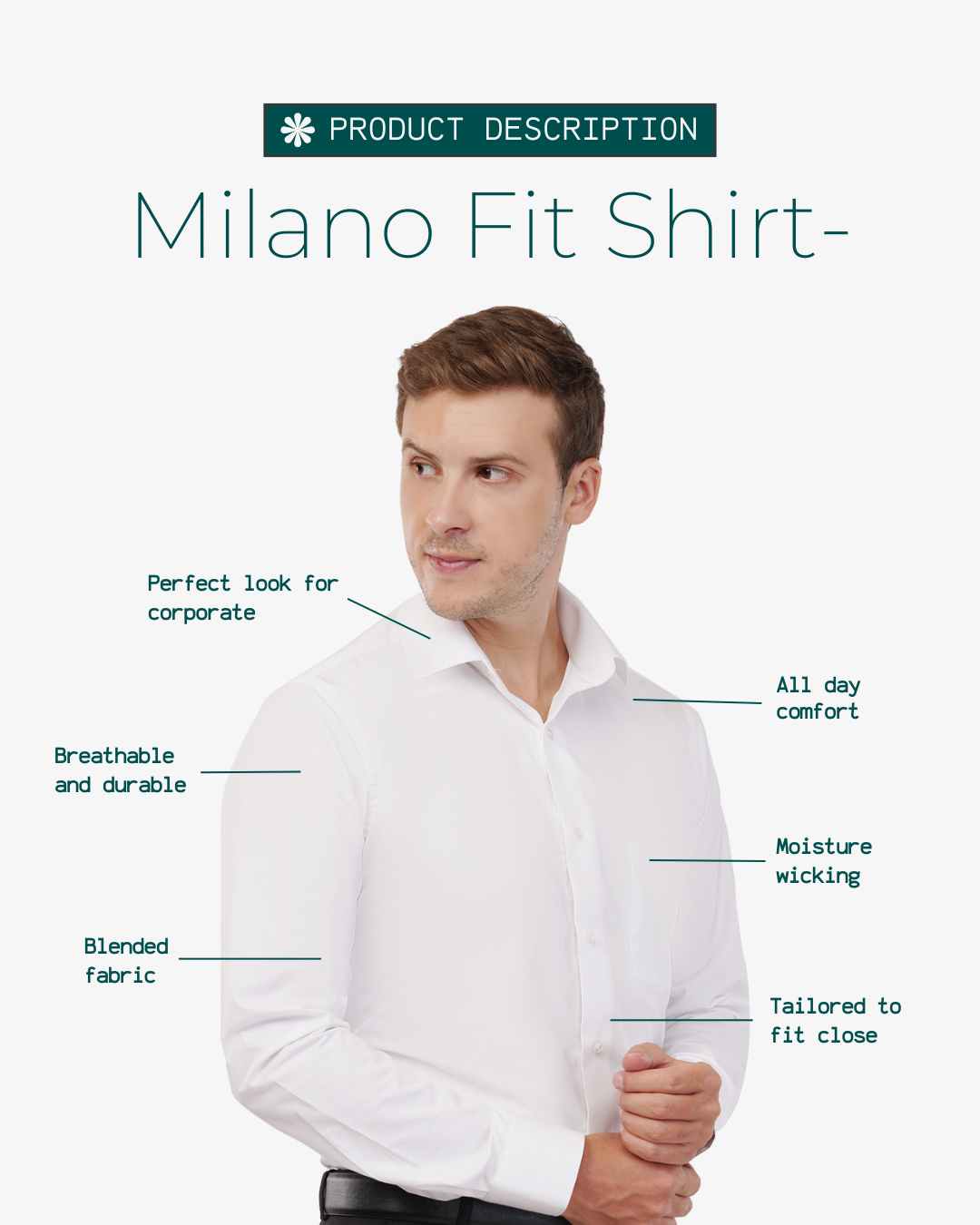 Corcul Men Milano Fit Shirt