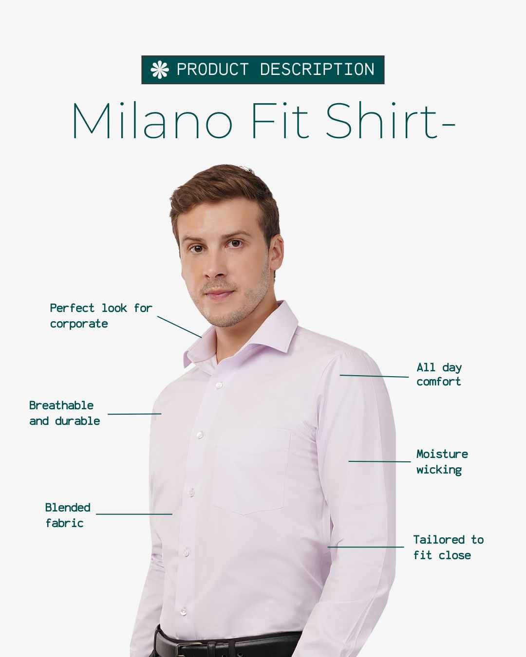 Corcul Men Milano Fit Shirt