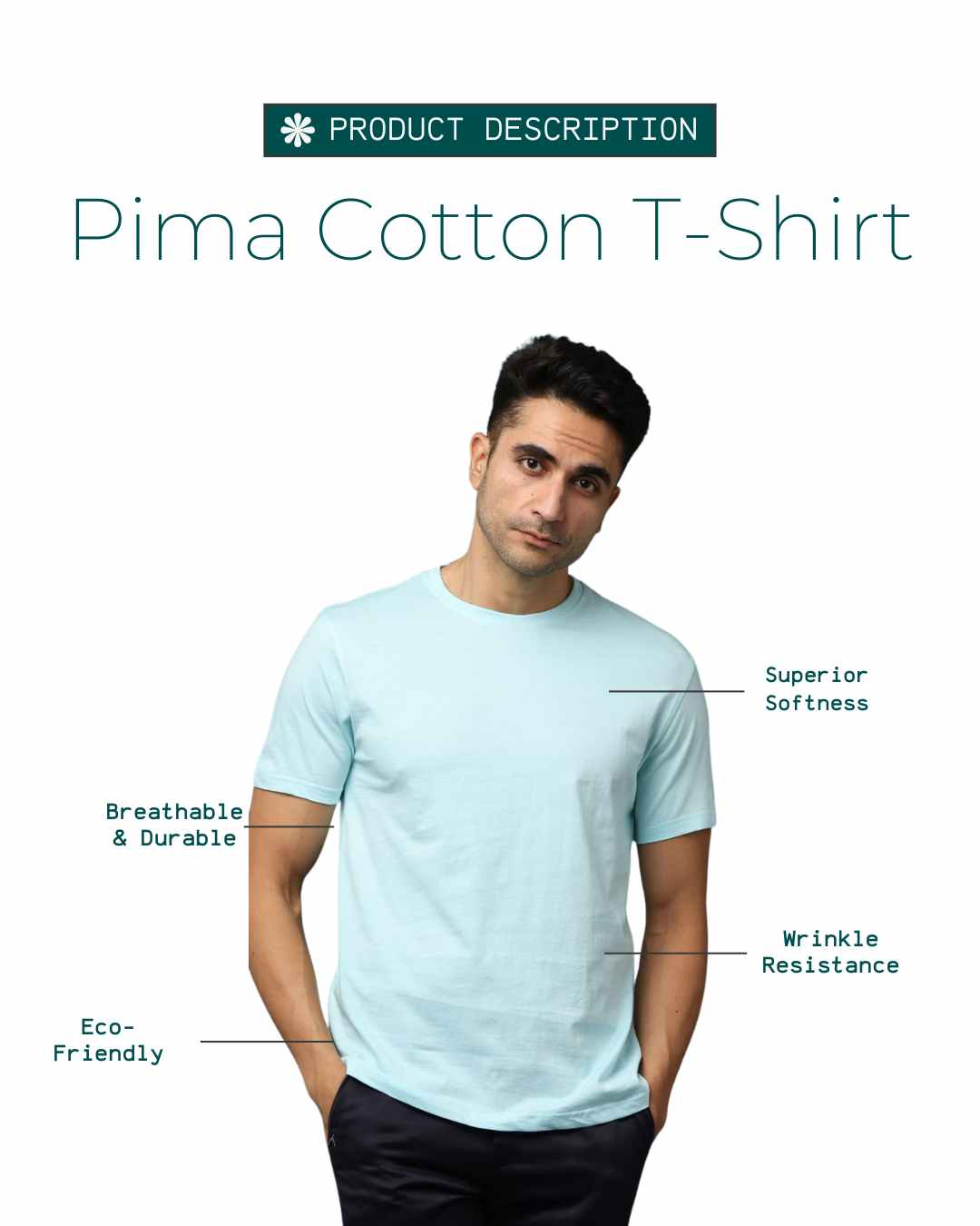 Corcul Men PIMA Cotton T-Shirt