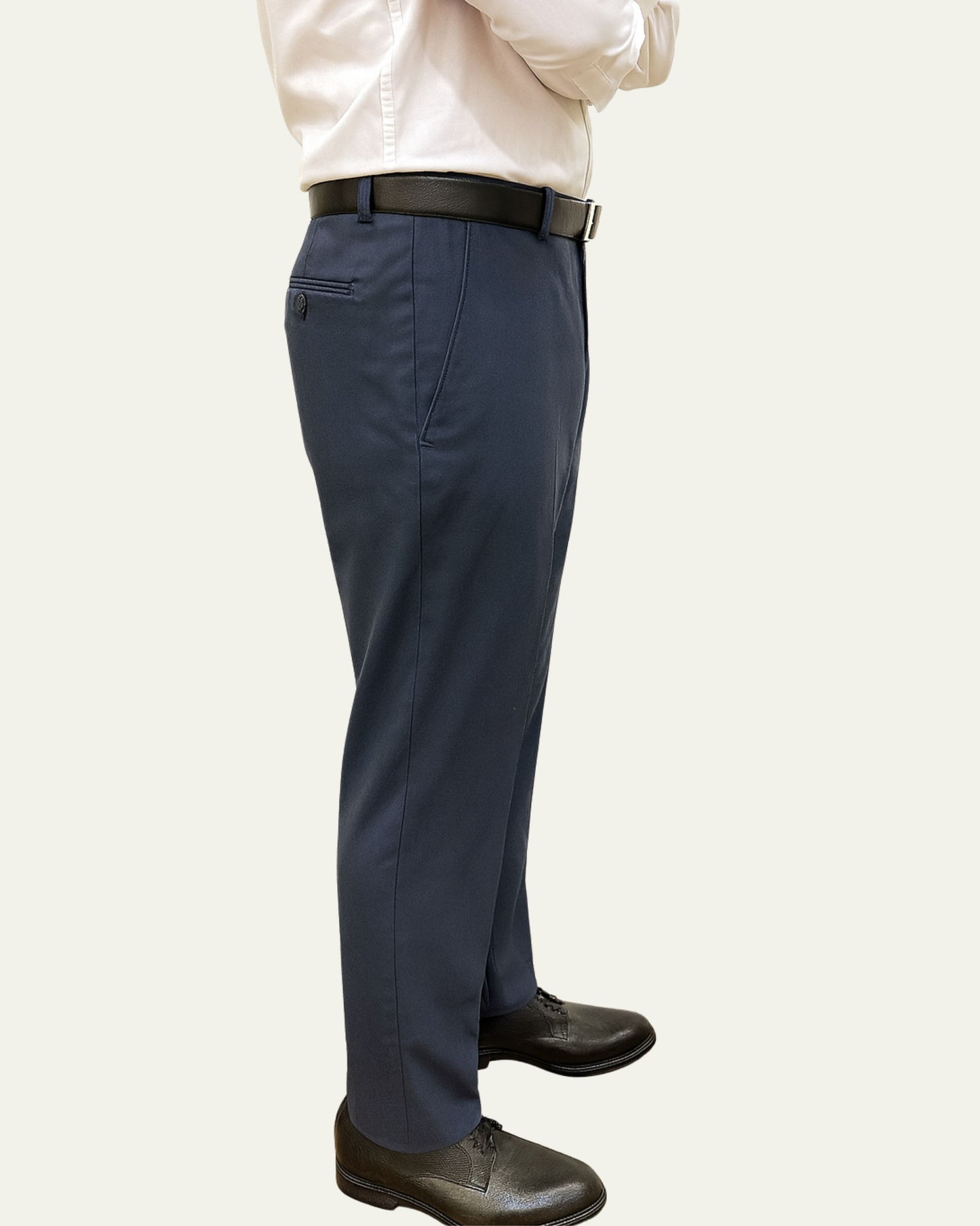 Tailored Trouser - Blue (Two Way Lycra)
