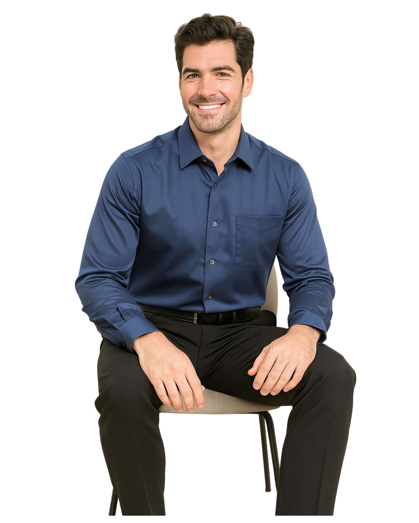 Satin Ease Cotton Shirt