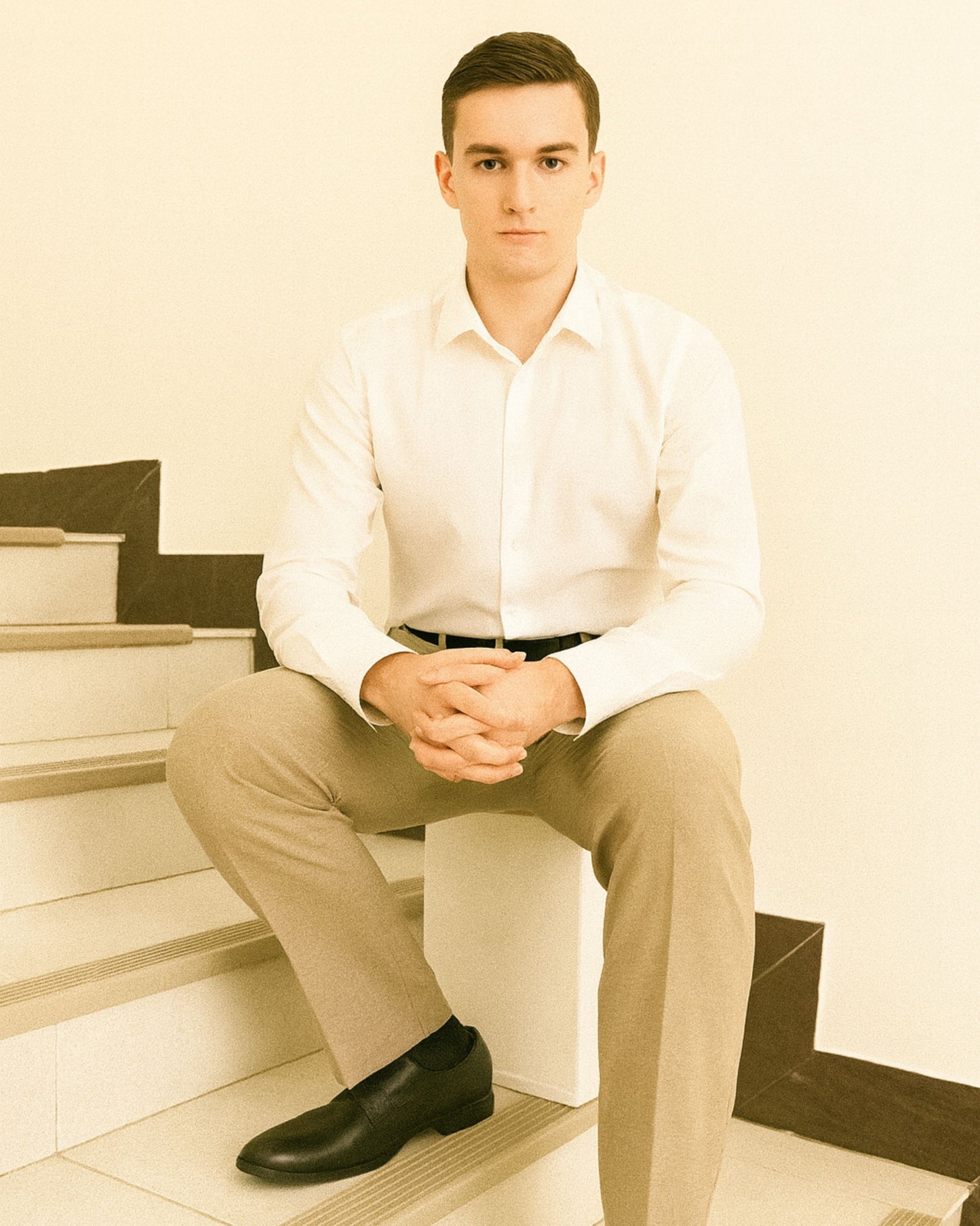 Tailored Trouser - Blue (Two Way Lycra)