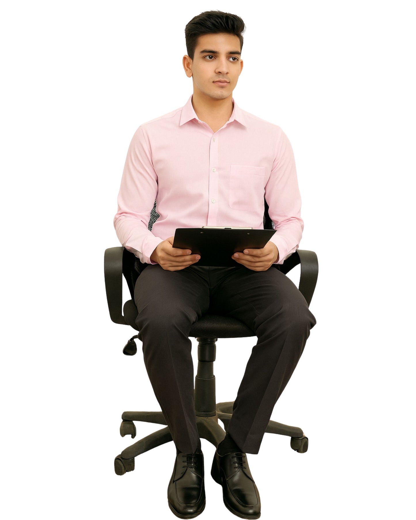 Tailored Trouser - Dark Grey (Two Way Lycra)