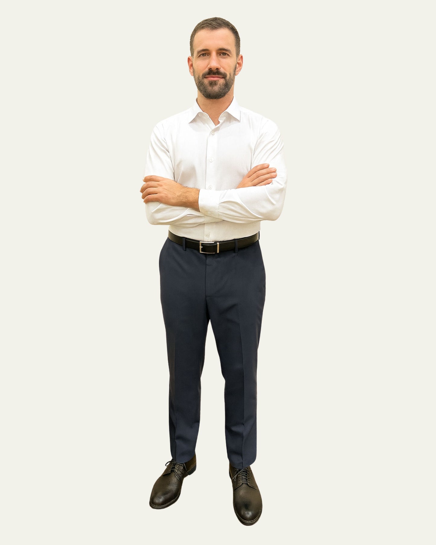 Tailored Trouser - Blue (Two Way Lycra)