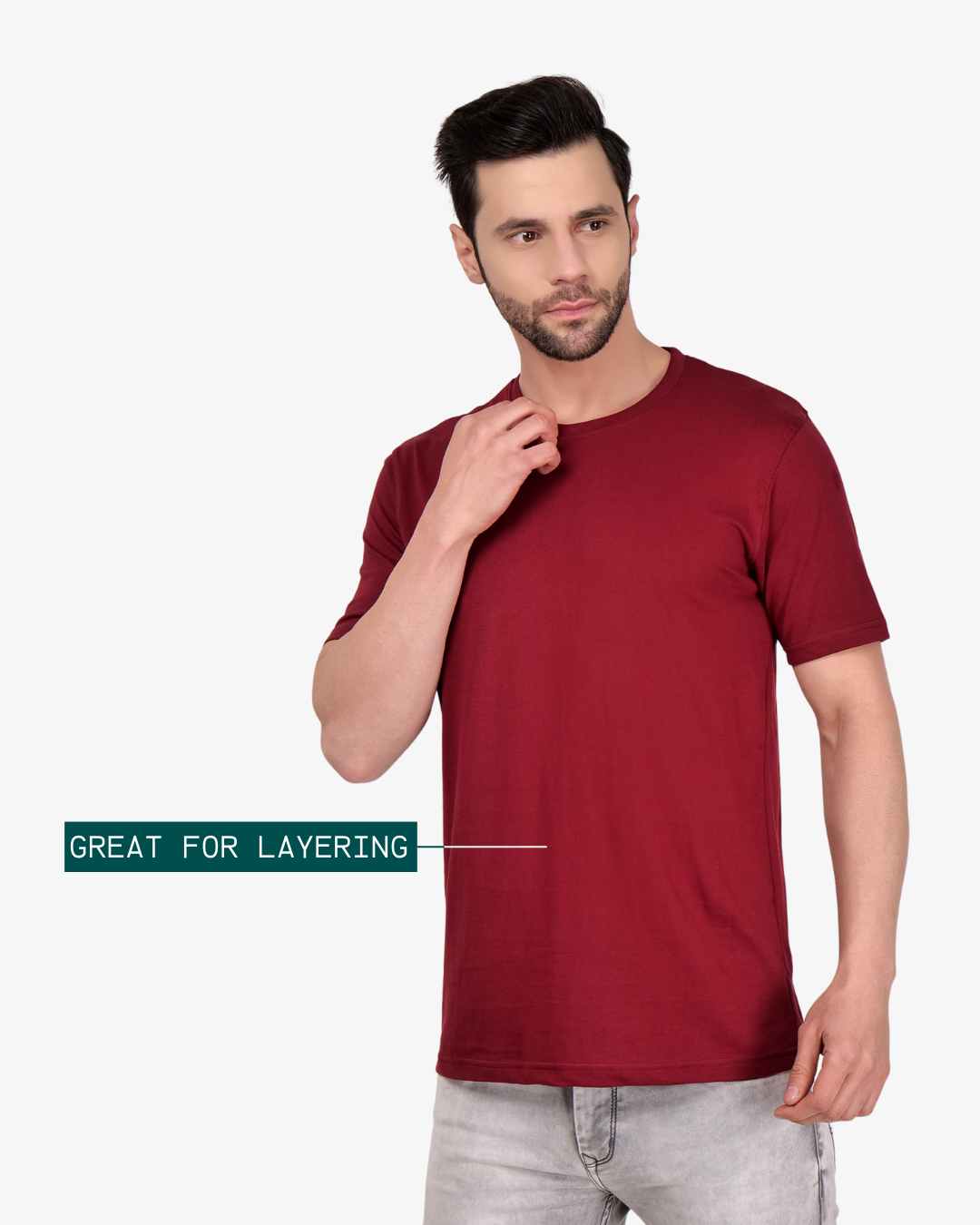 Men Round Neck T-Shirt