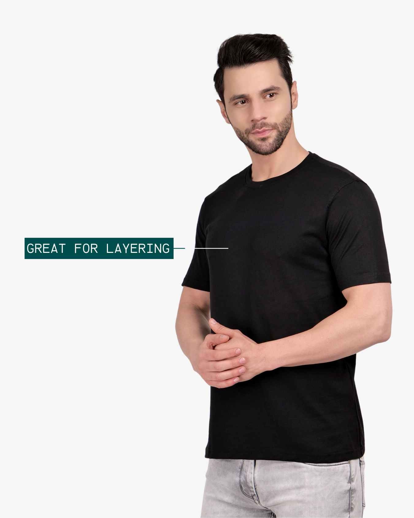 Men Round Neck T-Shirt