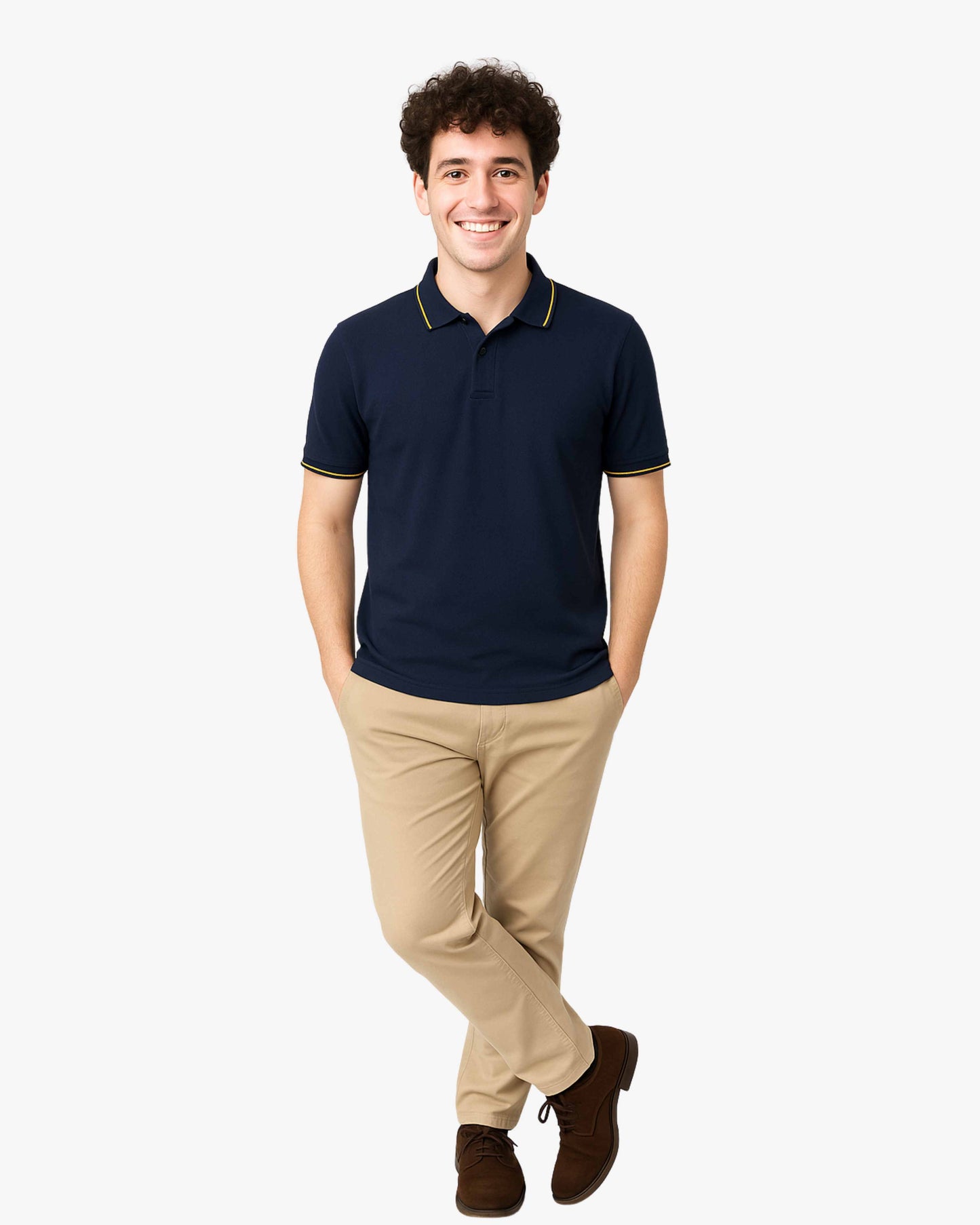 Corcul Men Pima Cotton Polo T-shirt
