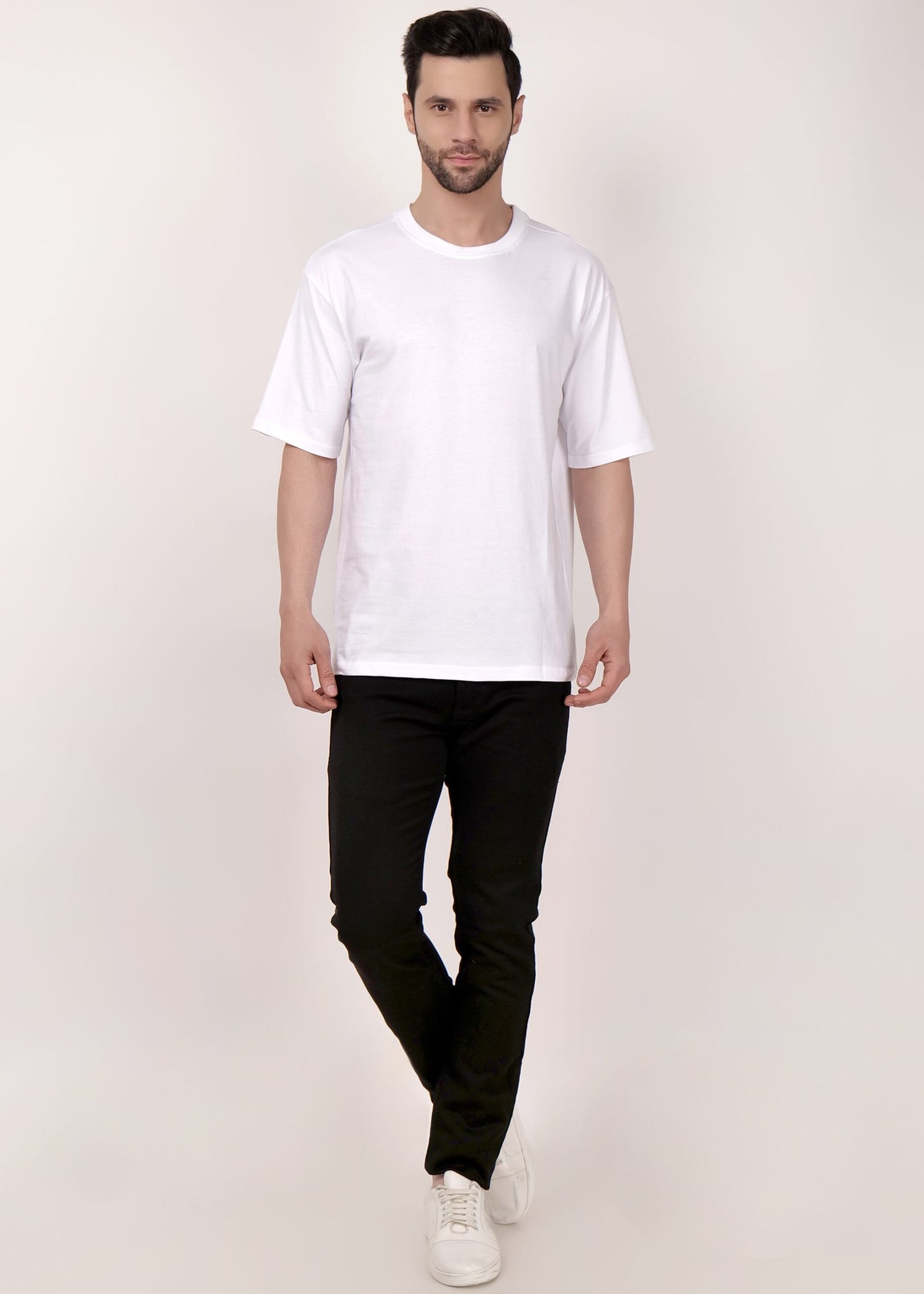 Oversize Drop Shoulder T Shirt β Maroon
