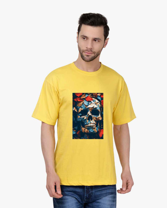 Corcul Men Printed T-Shirt "Human Skeleton skull"