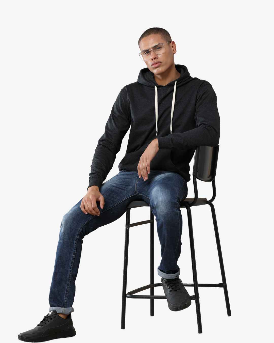 Corcul Men Classic Charcoal Hoodie