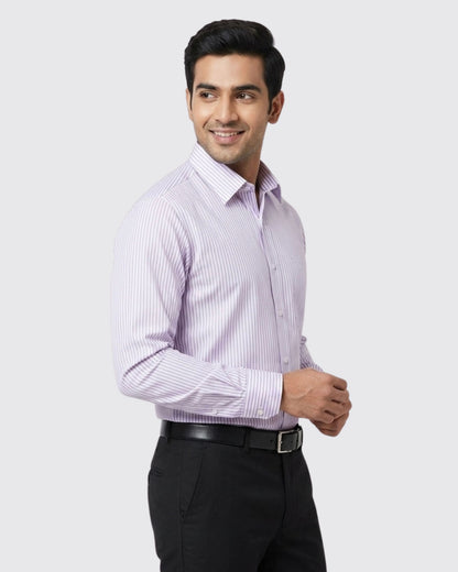 Luxe Stripe Shirt - Purple