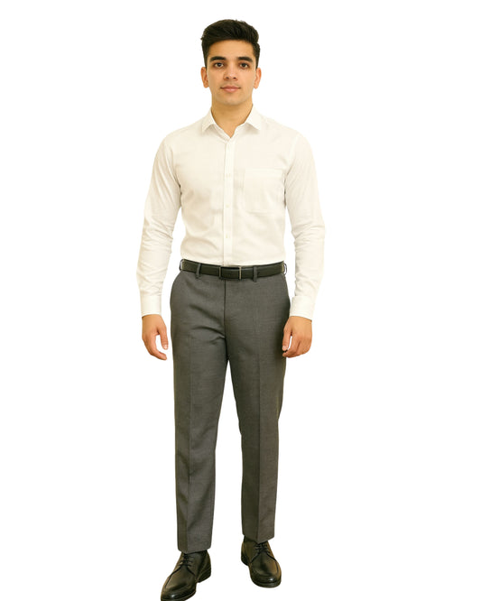 Tailored Trouser - Dark Grey (Two Way Lycra)