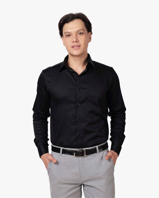 Satin Ease Cotton Shirt