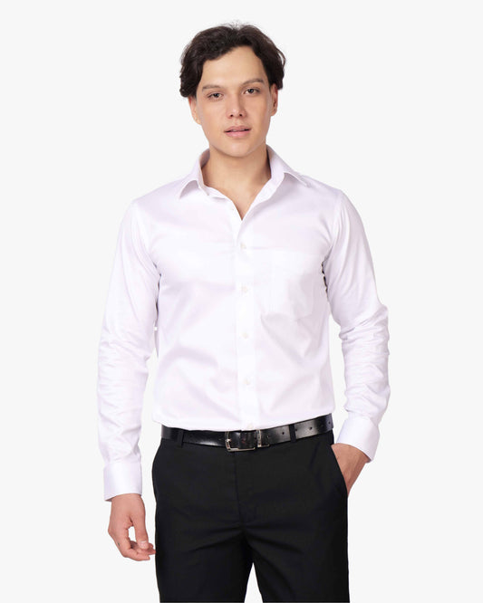 Satin Ease Cotton Shirt