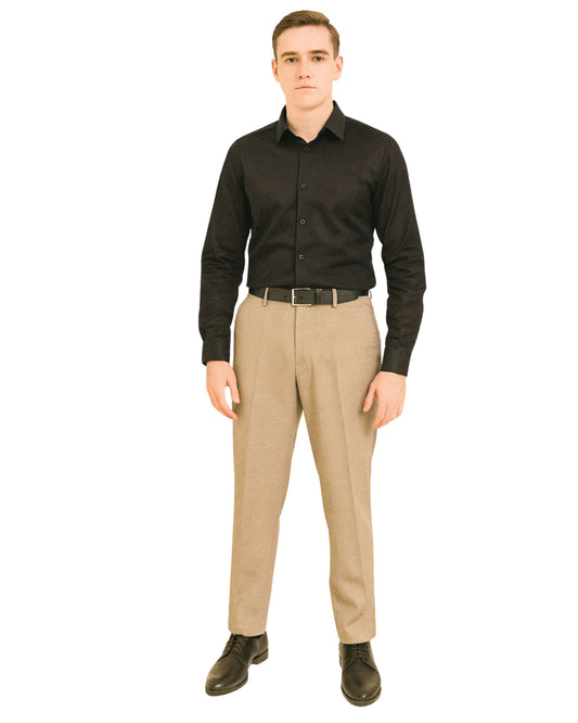 Tailored Trouser - Khaki (Two Way Lycra)