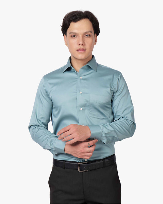 Satin Ease Cotton Shirt