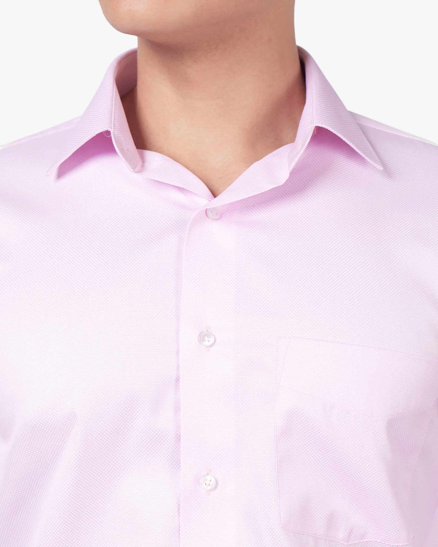 Dobby Cotton Fine Checks Shirt