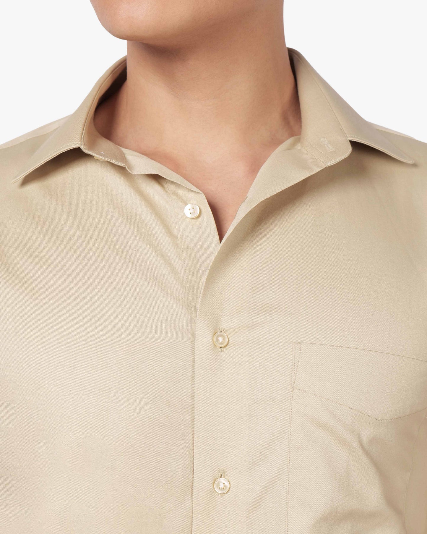 Twill Edge Cotton Shirt
