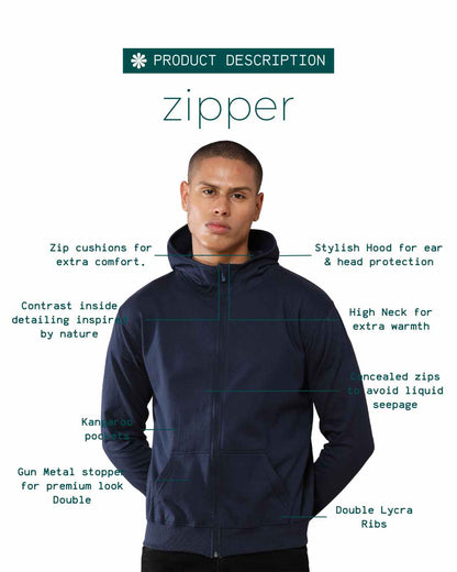 Corcul Men Zipper