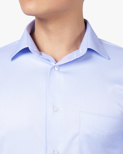 Dobby Cotton Fine Checks Shirt