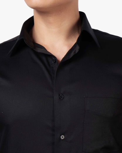 Satin Ease Cotton Shirt