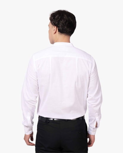 Prince Collar Cotton Shirt