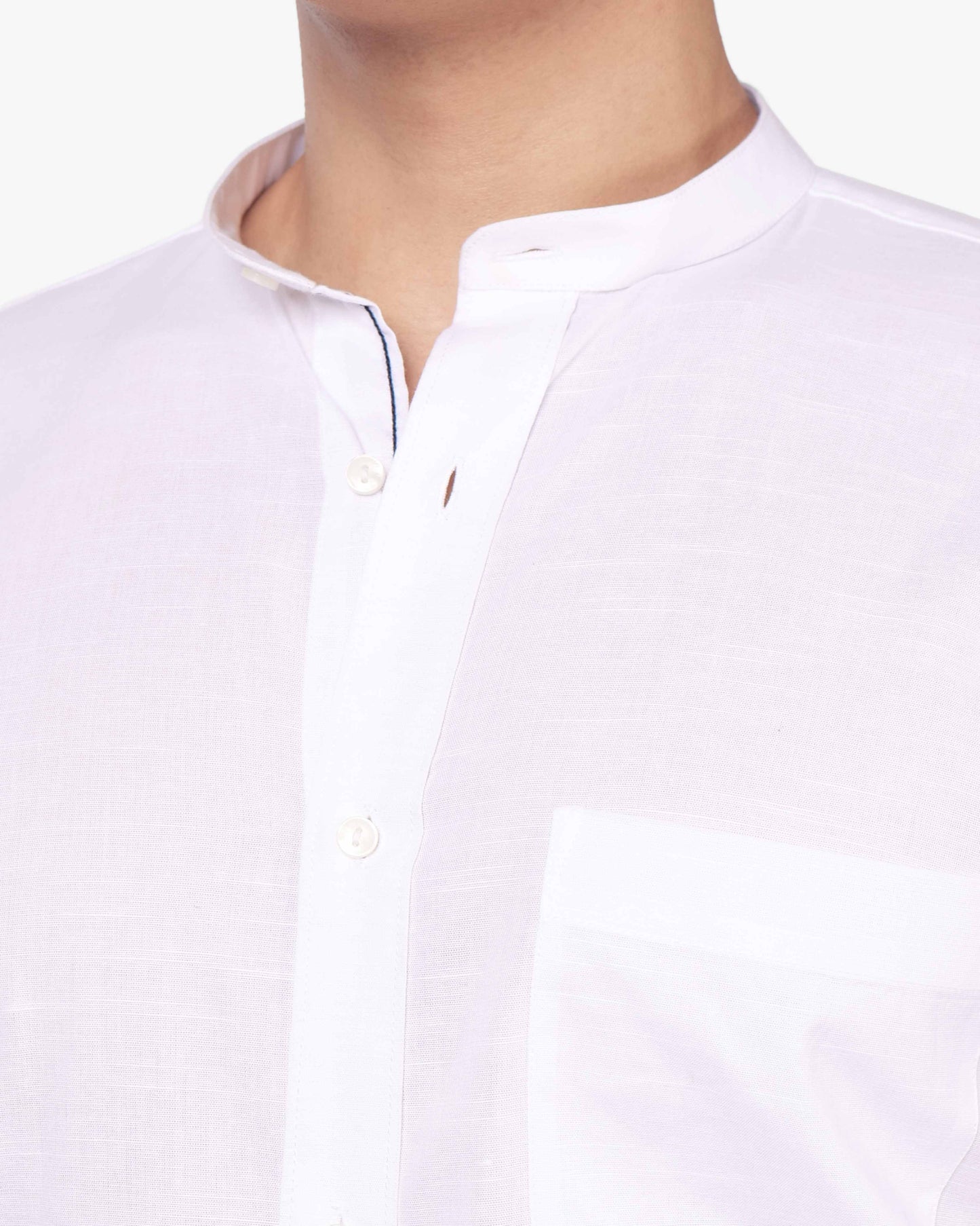 Prince Collar Cotton Shirt