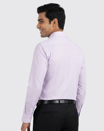 Luxe Stripe Shirt - Purple