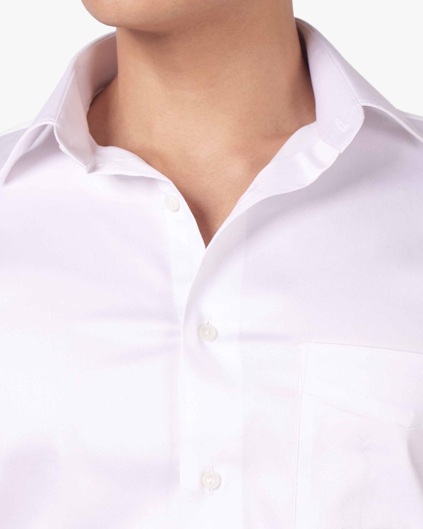 Satin Ease Cotton Shirt