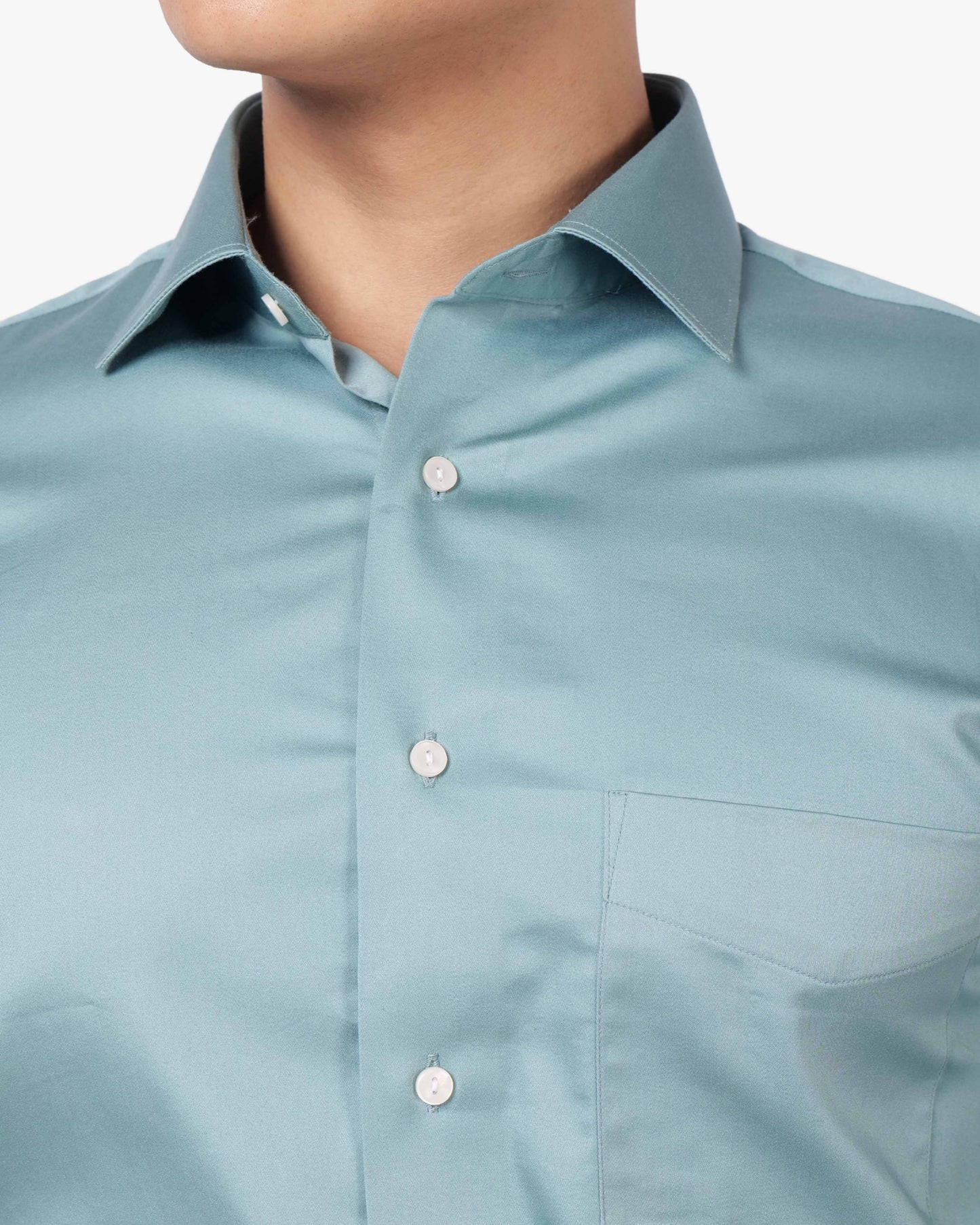 Satin Ease Cotton Shirt