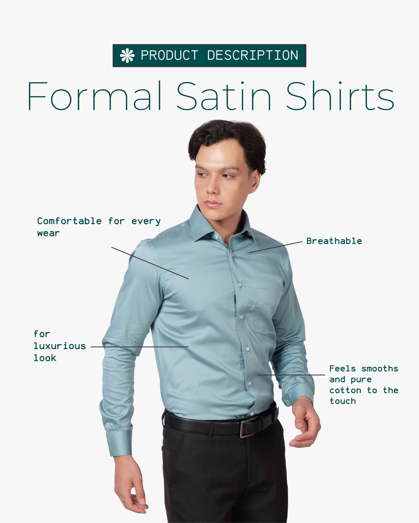 Satin Ease Cotton Shirt
