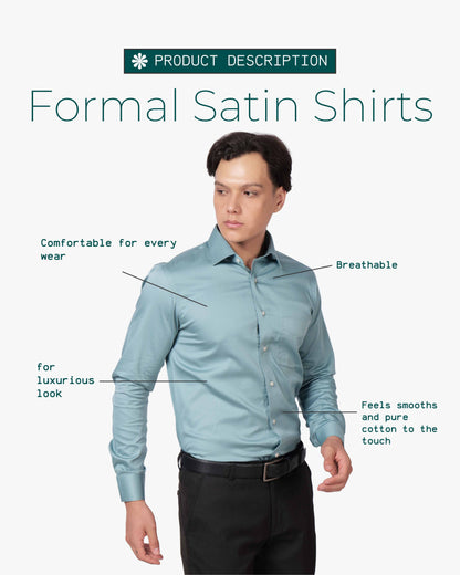 Satin Ease Cotton Shirt
