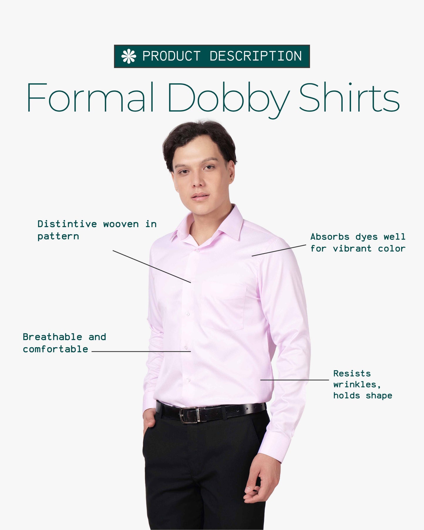 Dobby Cotton Fine Checks Shirt