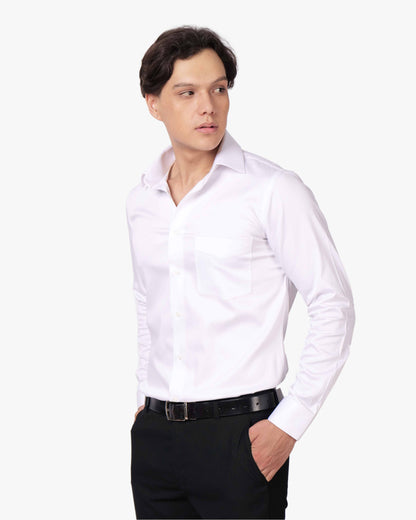 Satin Ease Cotton Shirt