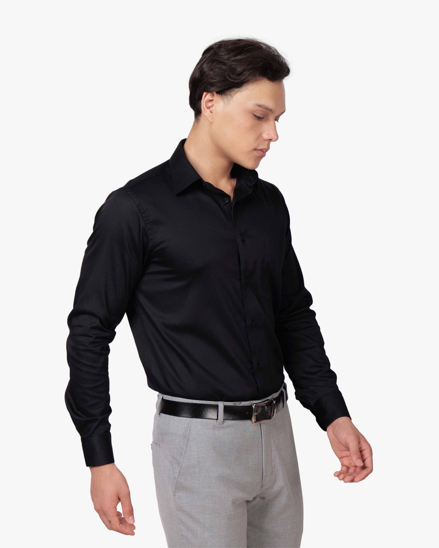 Satin Ease Cotton Shirt