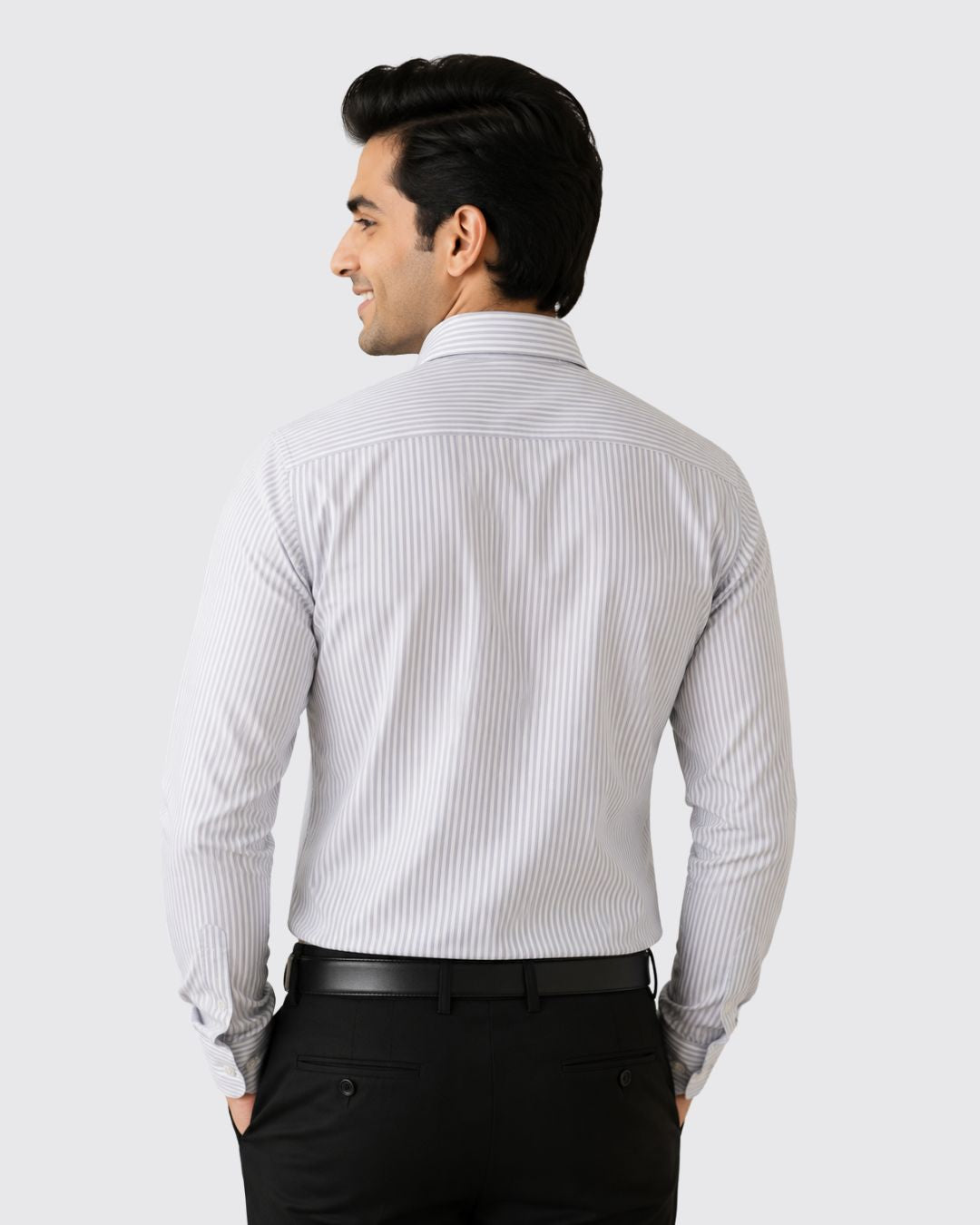 Luxe Stripe Shirt - Purple