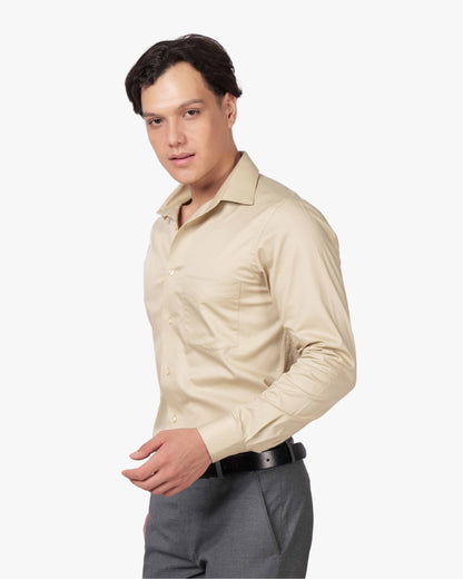 Twill Edge Cotton Shirt